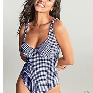 Panache GINGHAM PALOMA ONE-PIECE SWIMSUIT WITH BUILT-IN BRA 32G